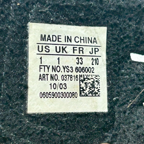 ADIDAS retro vintage blue & white sandals summer pool slides shoes size 1 - Picture 2 of 5